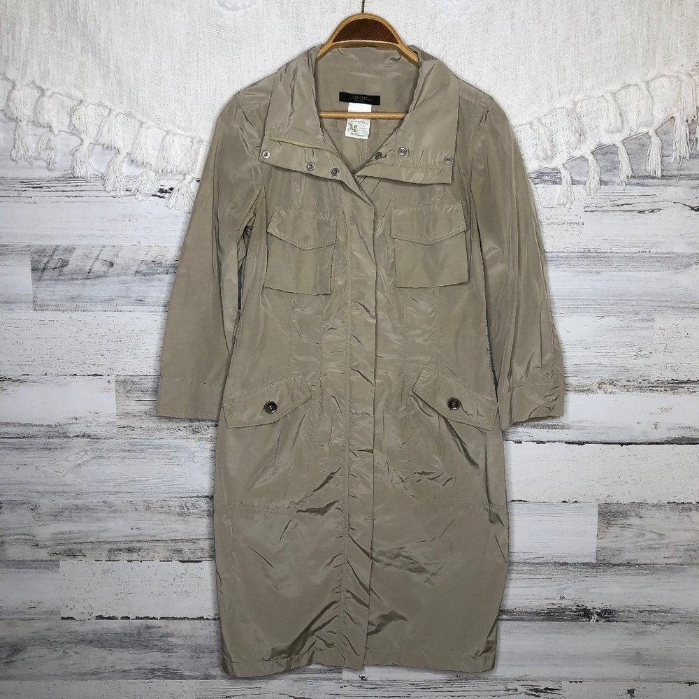 Weekend MaxMara Nylon Utility Trench Coat Pockets